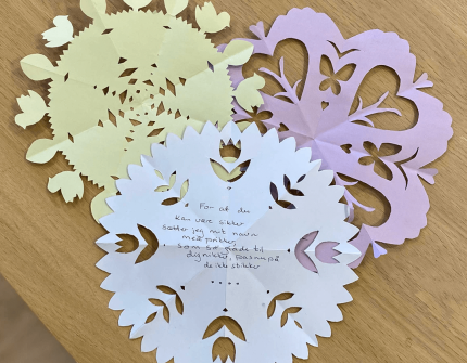 Traditionelle dänische Rätselbuchstaben